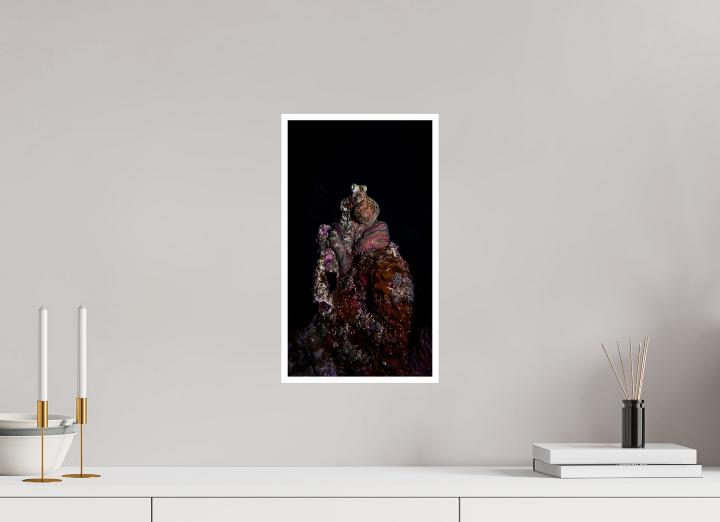 9 x 16″, Fine Art Pearl Midnight Watcher