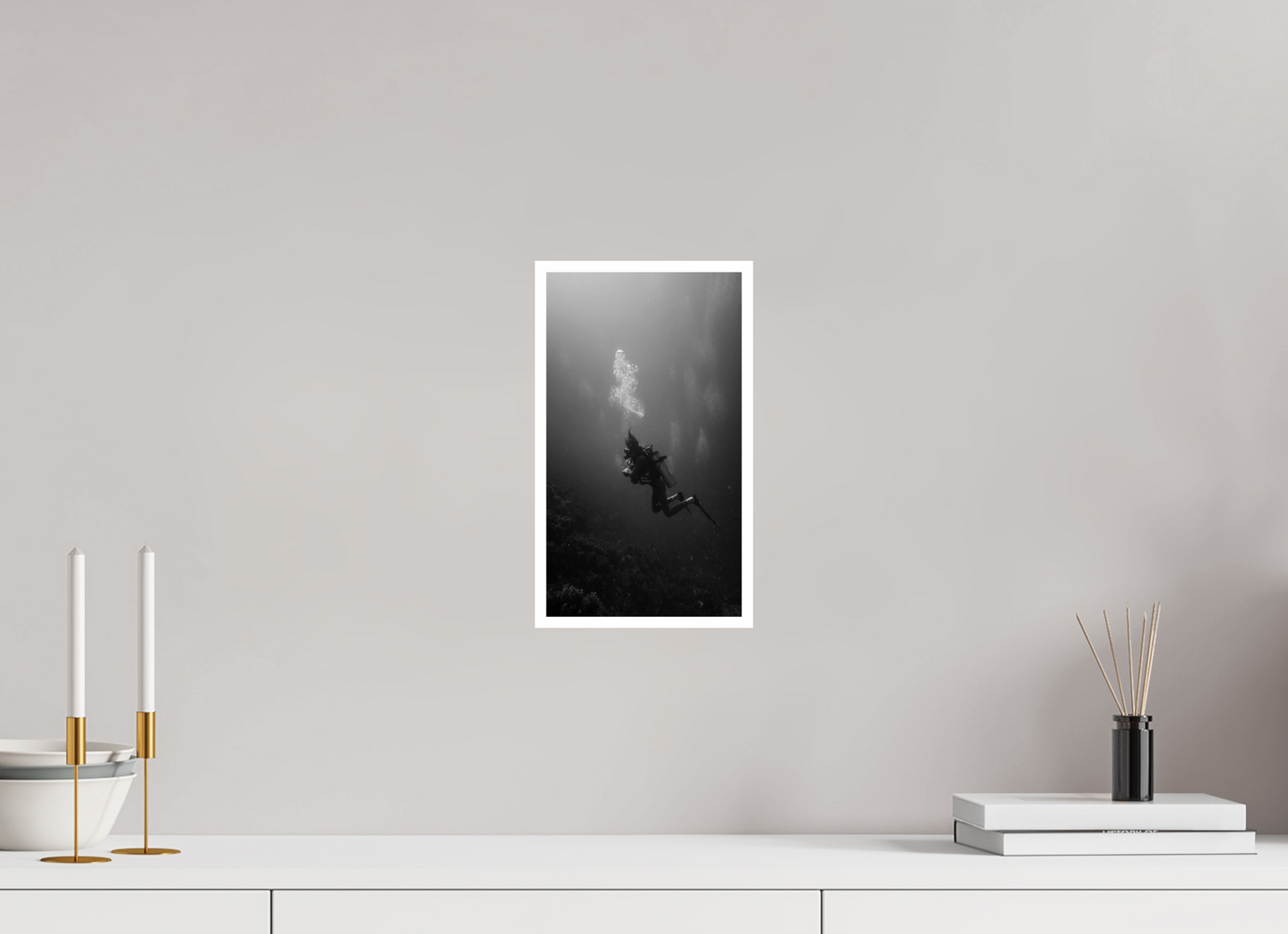 6.8 x 12″, Fine Art Pearl Into the Silence
