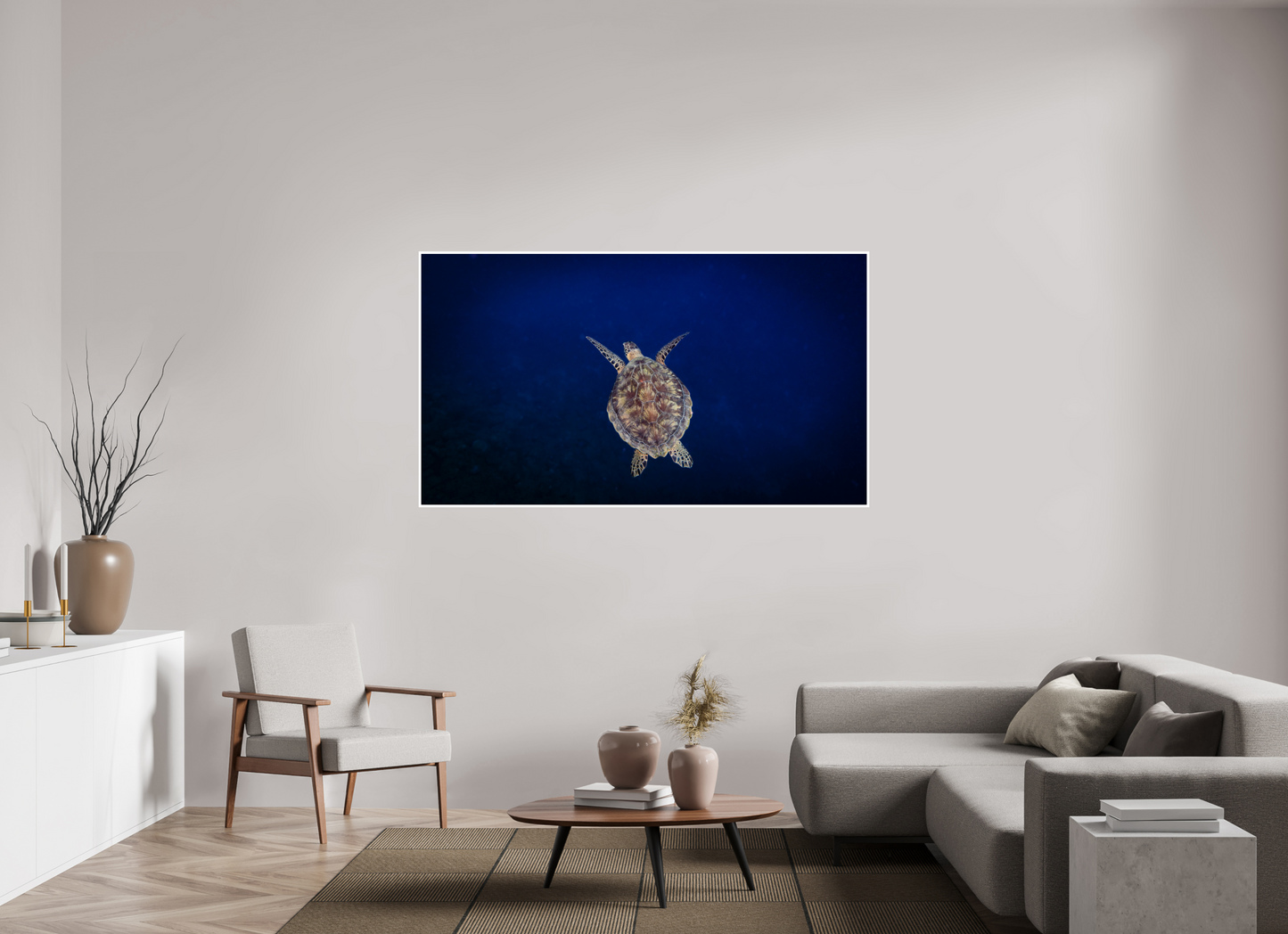 70 x 39.4″, Fine Art Pearl Silent Voyager