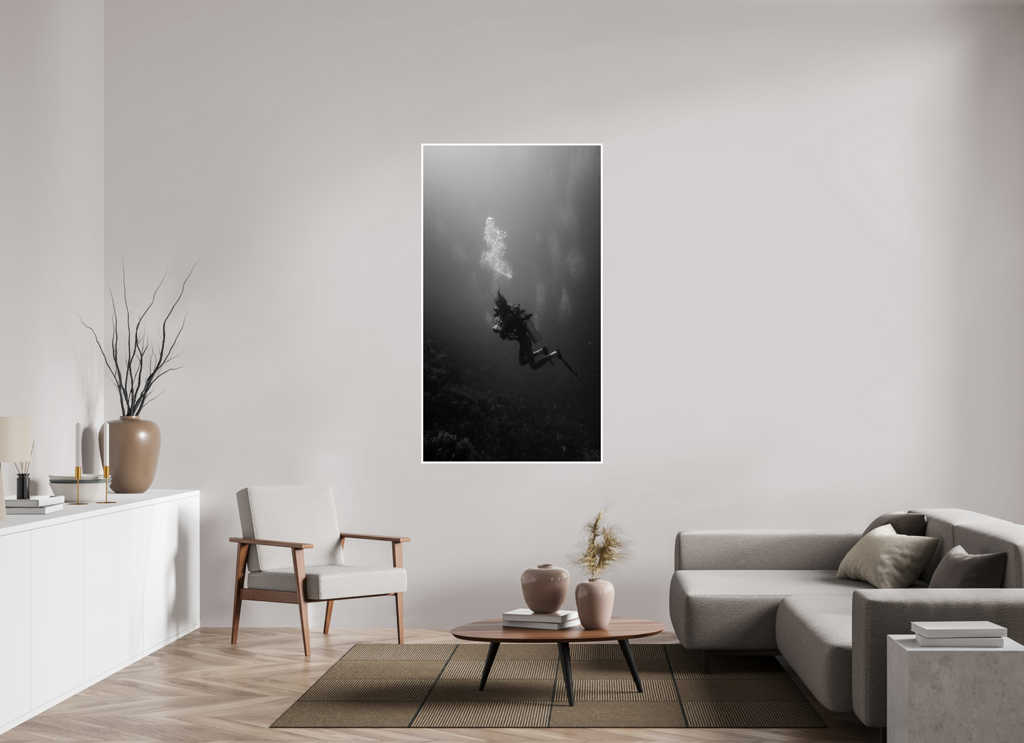 36 x 64″, Fine Art Pearl Into the Silence
