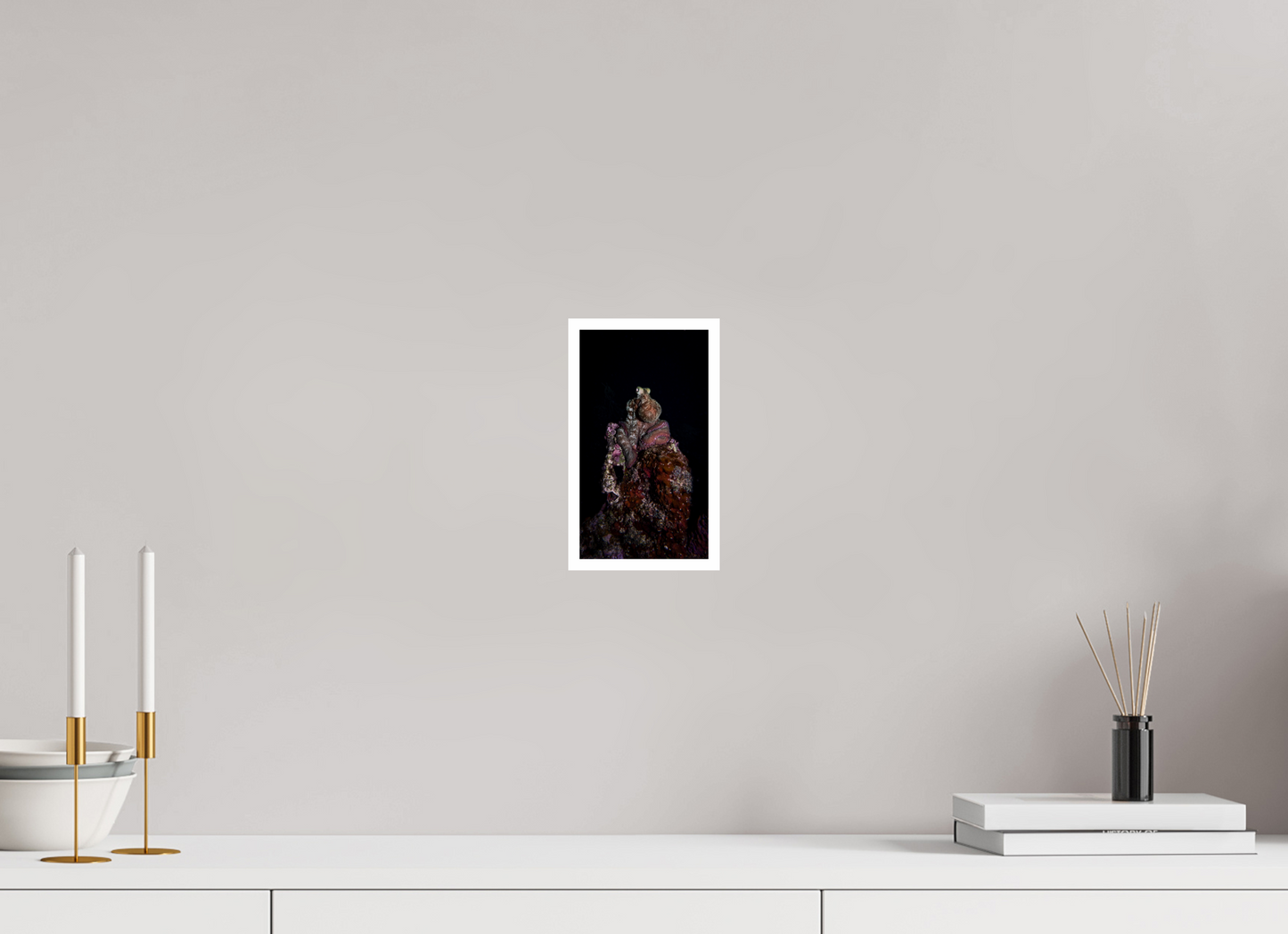 4.5 x 8″, Fine Art Pearl Midnight Watcher