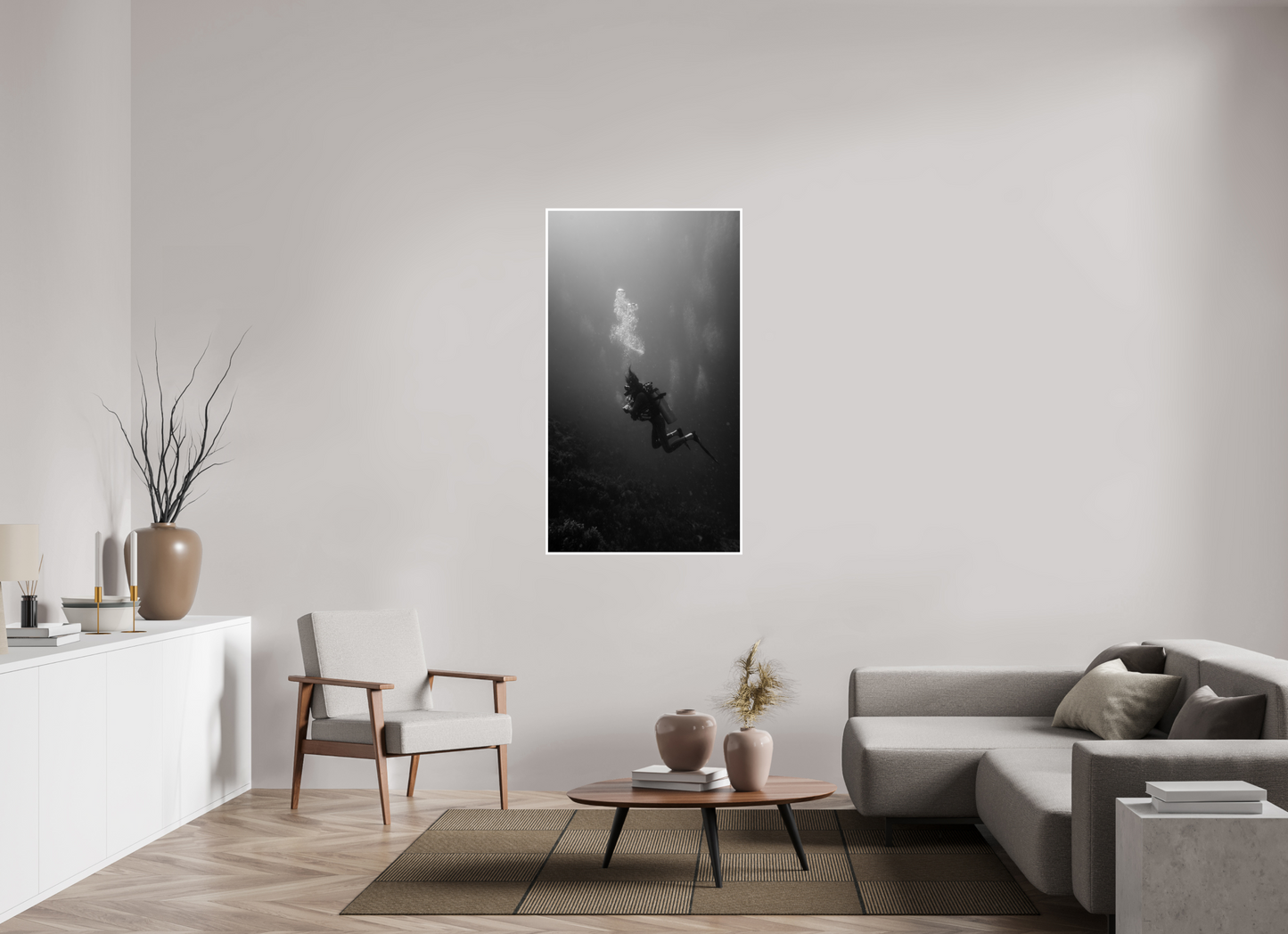 30.9 x 55″, Fine Art Pearl Into the Silence