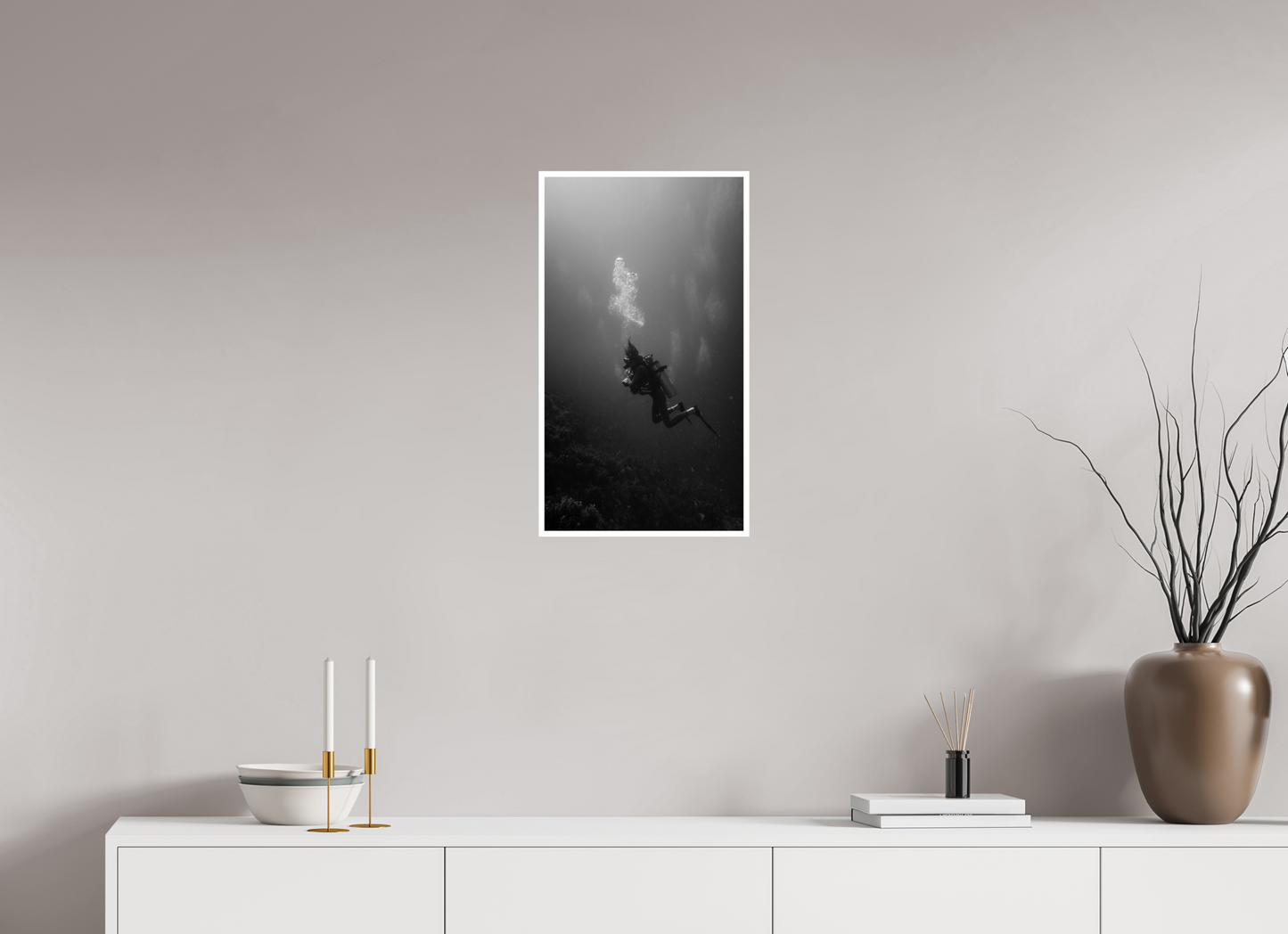 13.5 x 24″, Fine Art Pearl Into the Silence